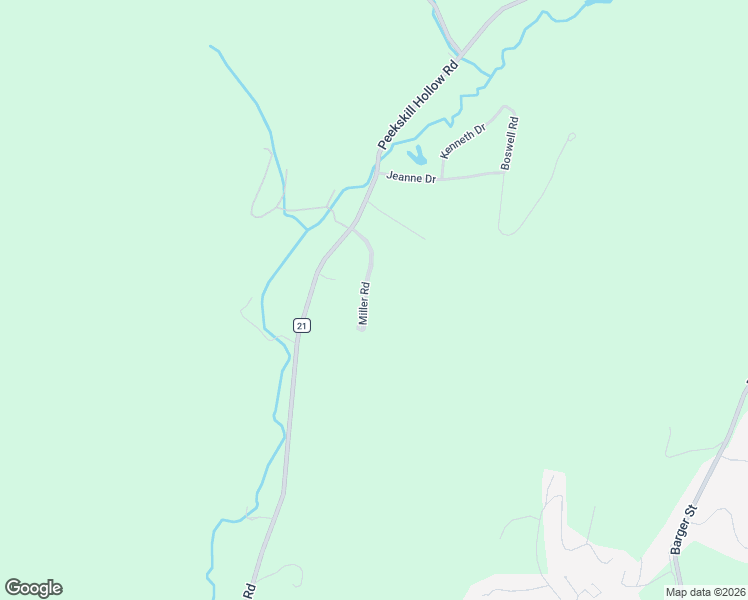 map of restaurants, bars, coffee shops, grocery stores, and more near 7 Miller Road in Putnam Valley