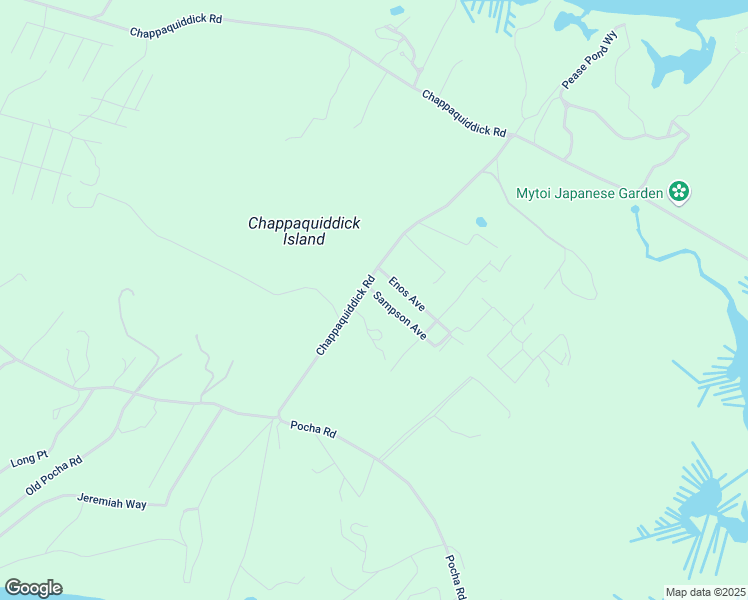 map of restaurants, bars, coffee shops, grocery stores, and more near 6 Sampson Avenue in Edgartown