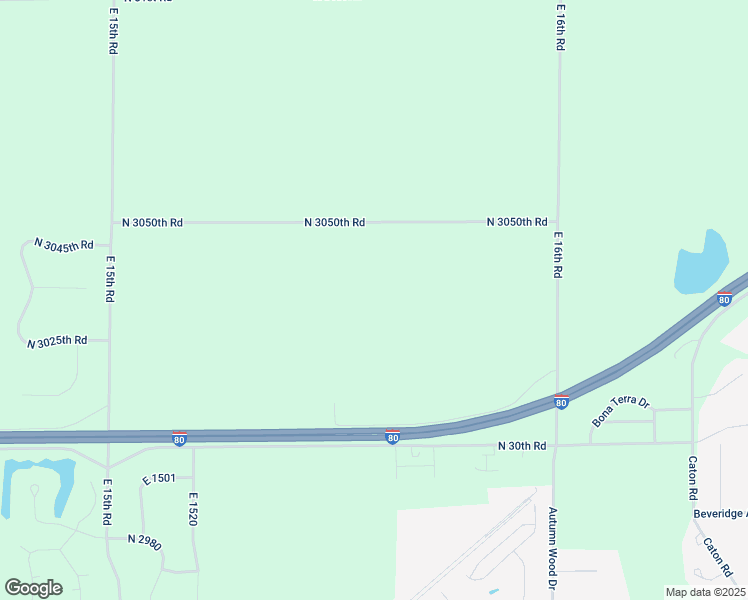 map of restaurants, bars, coffee shops, grocery stores, and more near 1538 North 3050th Road in Ottawa