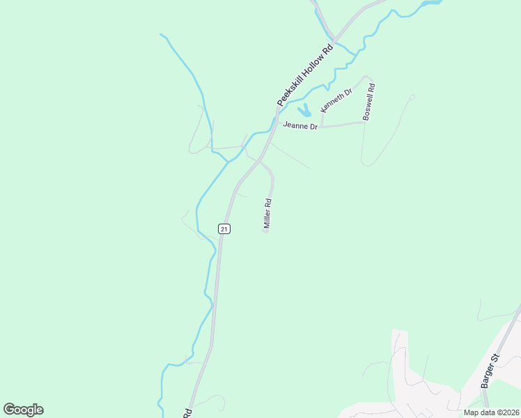 map of restaurants, bars, coffee shops, grocery stores, and more near 7 Miller Road in Putnam Valley