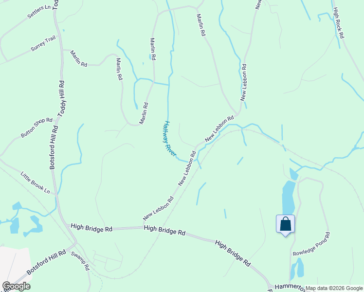 map of restaurants, bars, coffee shops, grocery stores, and more near 3 Beagle Trail in Newtown