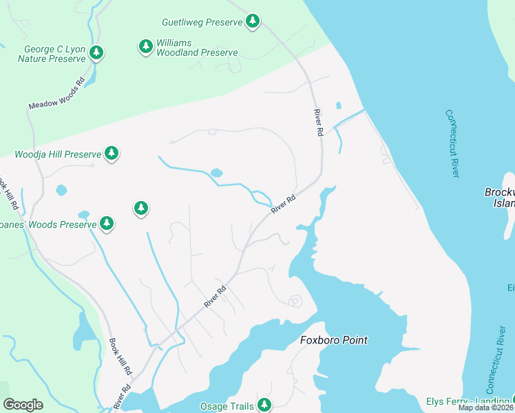 map of restaurants, bars, coffee shops, grocery stores, and more near 104 River Road in Essex