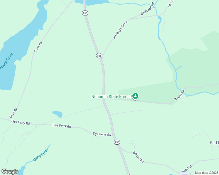 map of restaurants, bars, coffee shops, grocery stores, and more near 155 Hamburg Road in Lyme