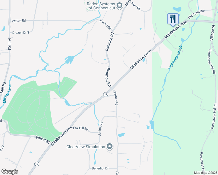 map of restaurants, bars, coffee shops, grocery stores, and more near 818 Middletown Avenue in North Haven