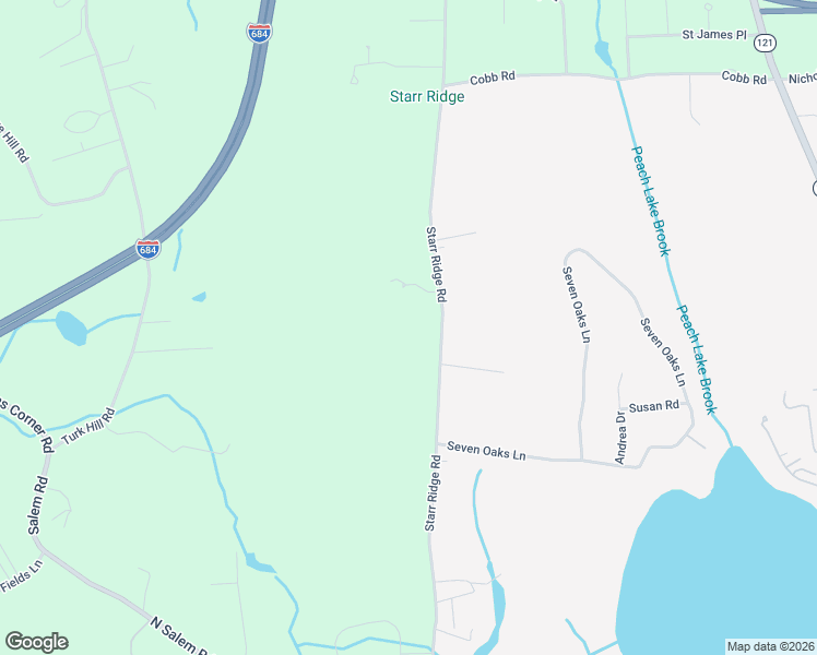 map of restaurants, bars, coffee shops, grocery stores, and more near 283 Starr Ridge Road in Brewster