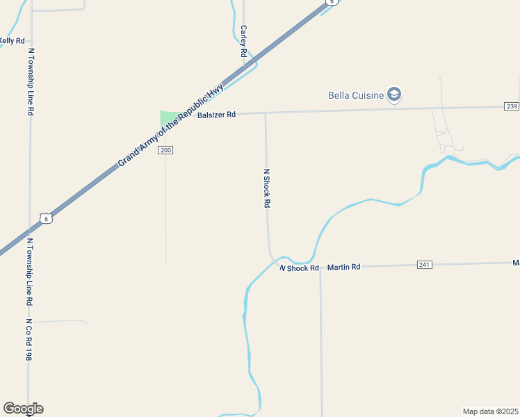 map of restaurants, bars, coffee shops, grocery stores, and more near 1238 County Road 204 in Fremont