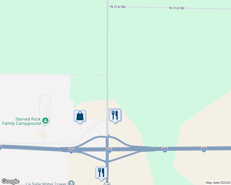 map of restaurants, bars, coffee shops, grocery stores, and more near 3039 East 8th Road in North Utica