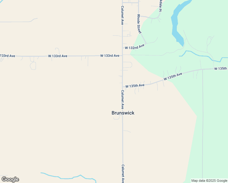 map of restaurants, bars, coffee shops, grocery stores, and more near 13520 Calumet Avenue in Cedar Lake