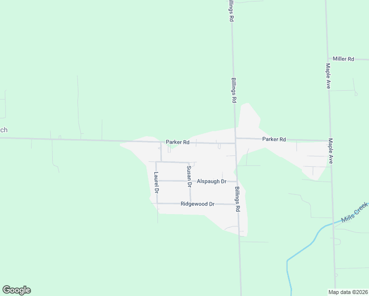 map of restaurants, bars, coffee shops, grocery stores, and more near 6703 Parker Road in Castalia
