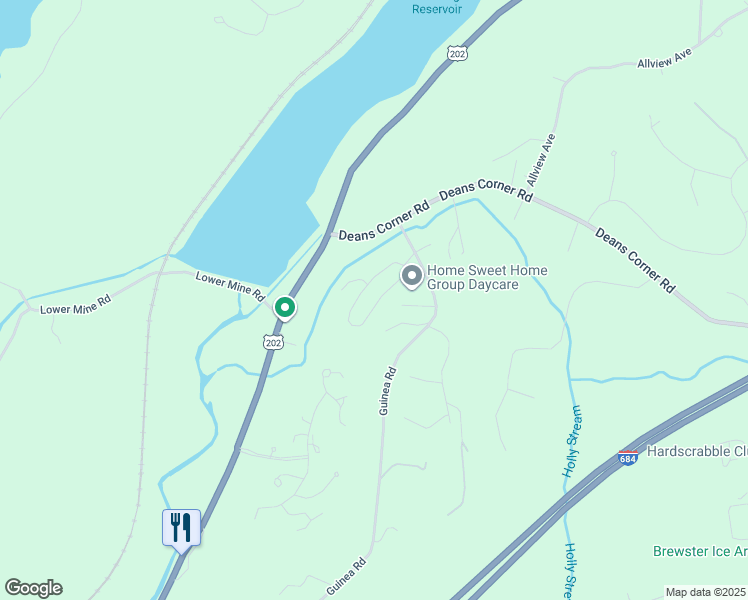 map of restaurants, bars, coffee shops, grocery stores, and more near 301 Holly Stream Court in Brewster