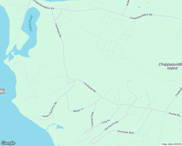 map of restaurants, bars, coffee shops, grocery stores, and more near 81 Litchfield Road in Edgartown
