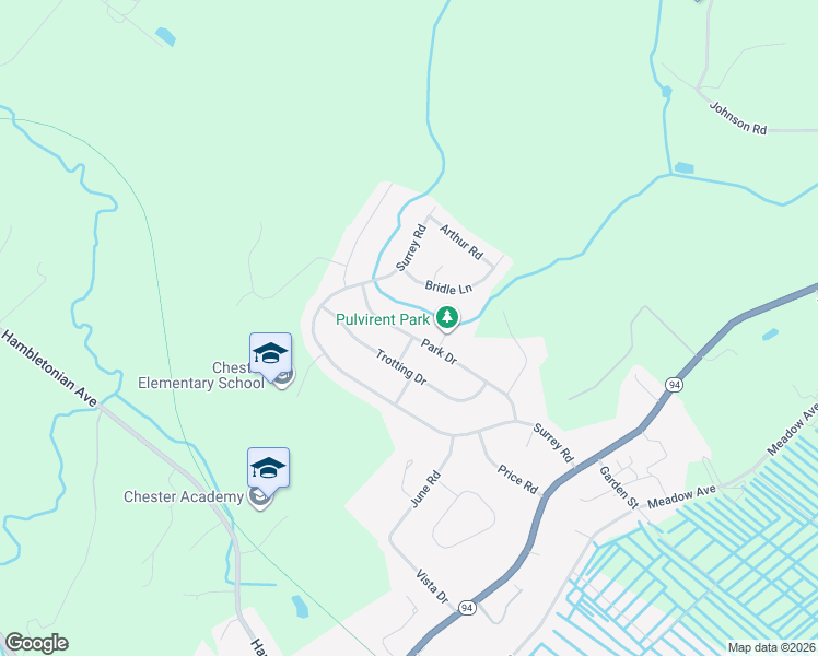 map of restaurants, bars, coffee shops, grocery stores, and more near 30 Park Drive in Chester