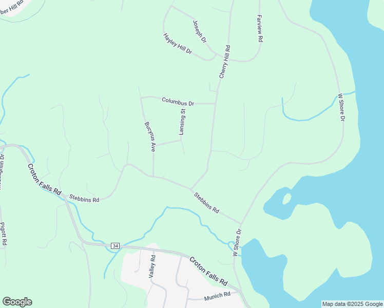 map of restaurants, bars, coffee shops, grocery stores, and more near 14 Lansing Street in Carmel Hamlet