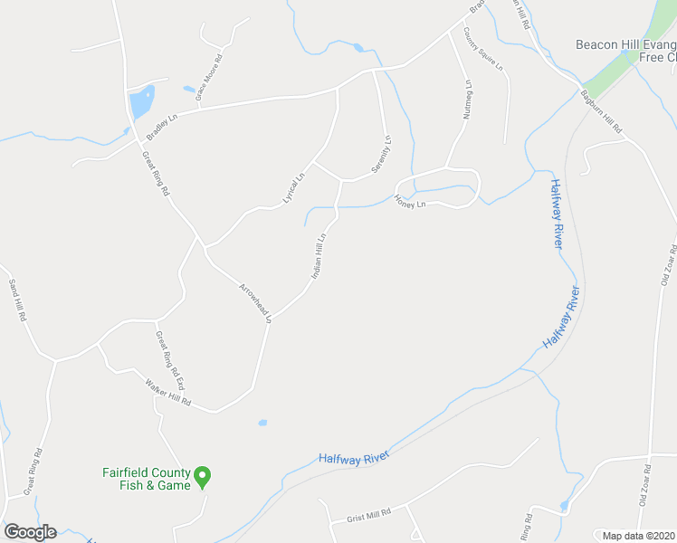 map of restaurants, bars, coffee shops, grocery stores, and more near 15 Indian Hill Lane in Newtown
