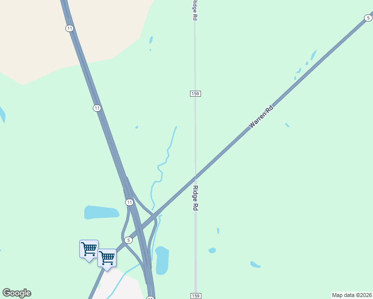 map of restaurants, bars, coffee shops, grocery stores, and more near 5681 Ridge Rd in Cortland