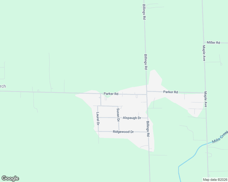 map of restaurants, bars, coffee shops, grocery stores, and more near 6703 Parker Road in Castalia