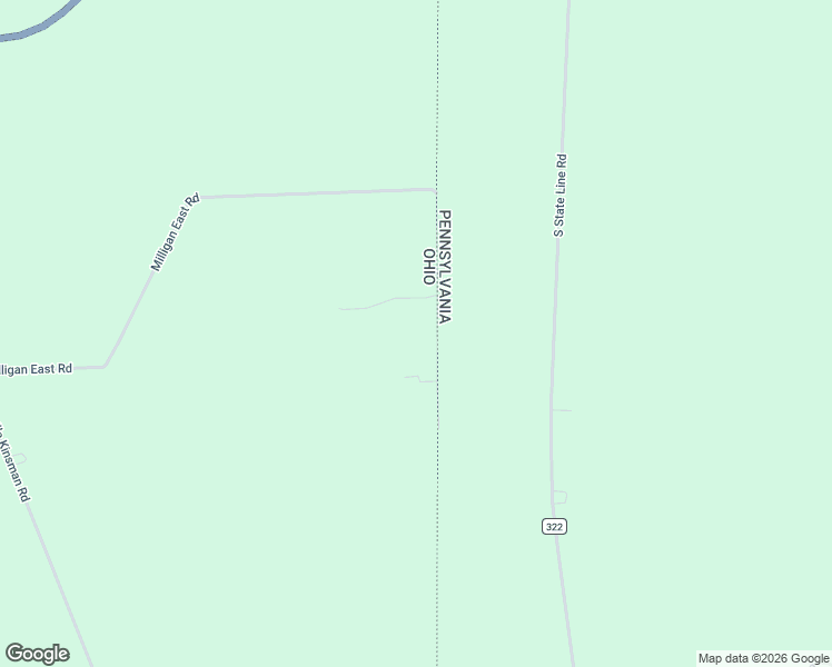 map of restaurants, bars, coffee shops, grocery stores, and more near 8486 Milligan East Road in Burghill