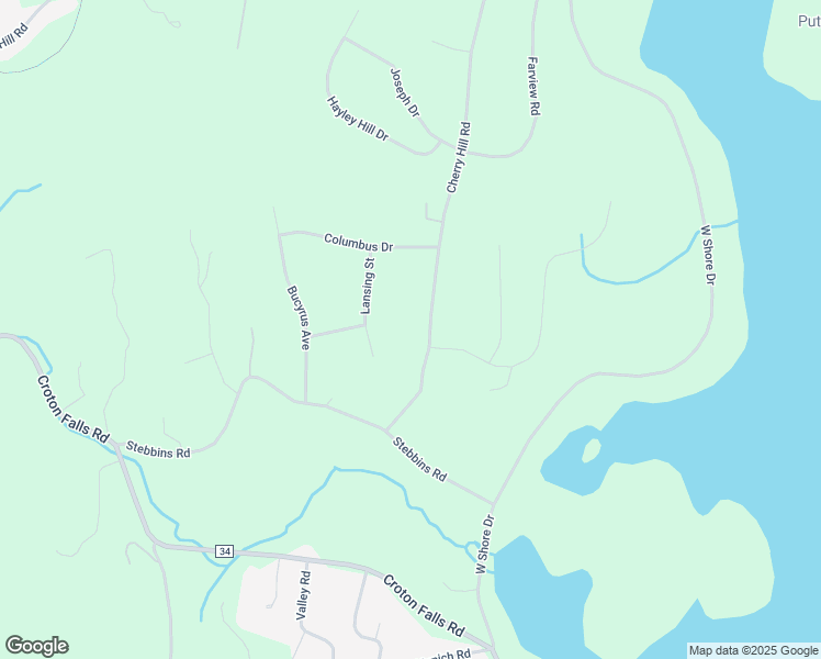 map of restaurants, bars, coffee shops, grocery stores, and more near 14 Lansing Street in Carmel Hamlet