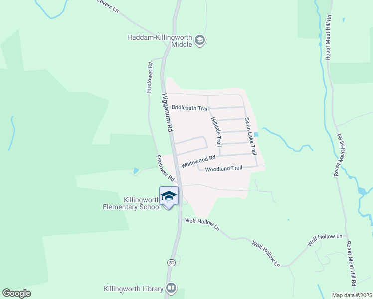 map of restaurants, bars, coffee shops, grocery stores, and more near 29 Beechwood Drive in Killingworth