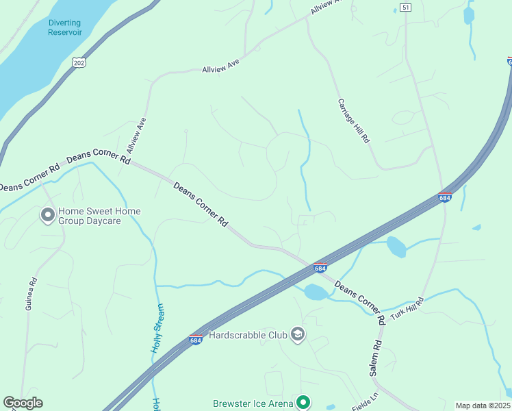 map of restaurants, bars, coffee shops, grocery stores, and more near 31 Stonehollow Drive in Brewster