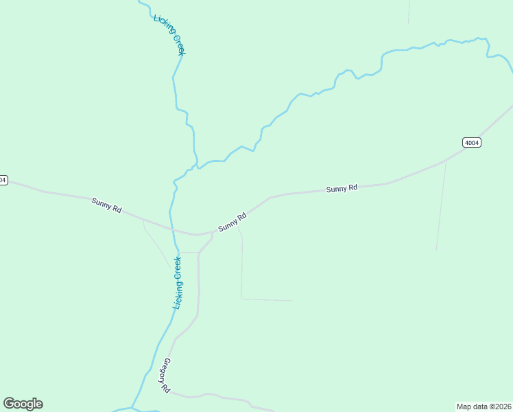 map of restaurants, bars, coffee shops, grocery stores, and more near 1612 Sunny Road in Lickingville