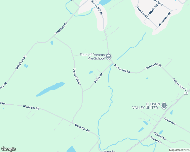 map of restaurants, bars, coffee shops, grocery stores, and more near 37 Bailey Road in New Hampton