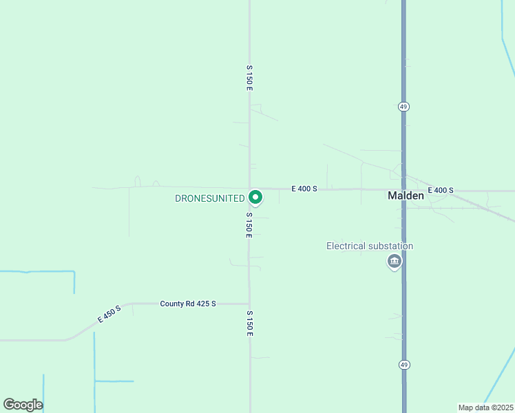map of restaurants, bars, coffee shops, grocery stores, and more near 144-170 East 400 South in Valparaiso
