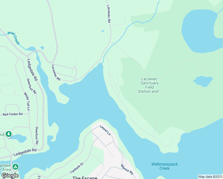 map of restaurants, bars, coffee shops, grocery stores, and more near Deer Park Road in Wayne County