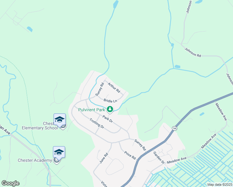 map of restaurants, bars, coffee shops, grocery stores, and more near 4 3rd Court in Chester