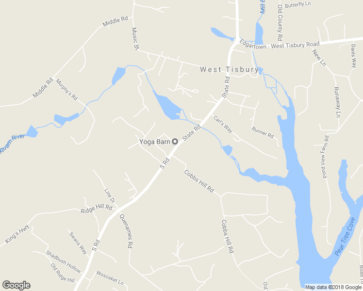 map of restaurants, bars, coffee shops, grocery stores, and more near 16 South Road in Chilmark