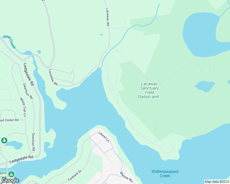 map of restaurants, bars, coffee shops, grocery stores, and more near Deer Park Road in Wayne County