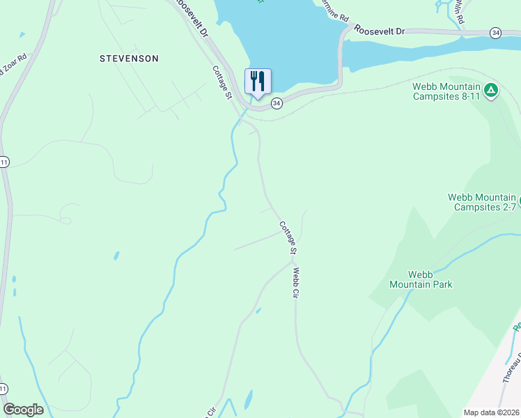 map of restaurants, bars, coffee shops, grocery stores, and more near 10 Sunset Trail in Monroe