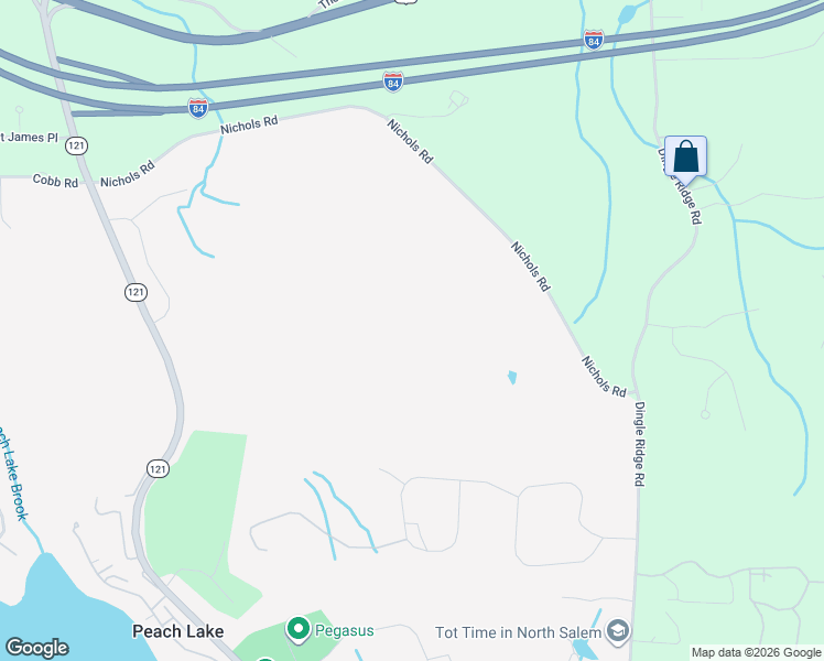 map of restaurants, bars, coffee shops, grocery stores, and more near 234 Nichols Road in Brewster