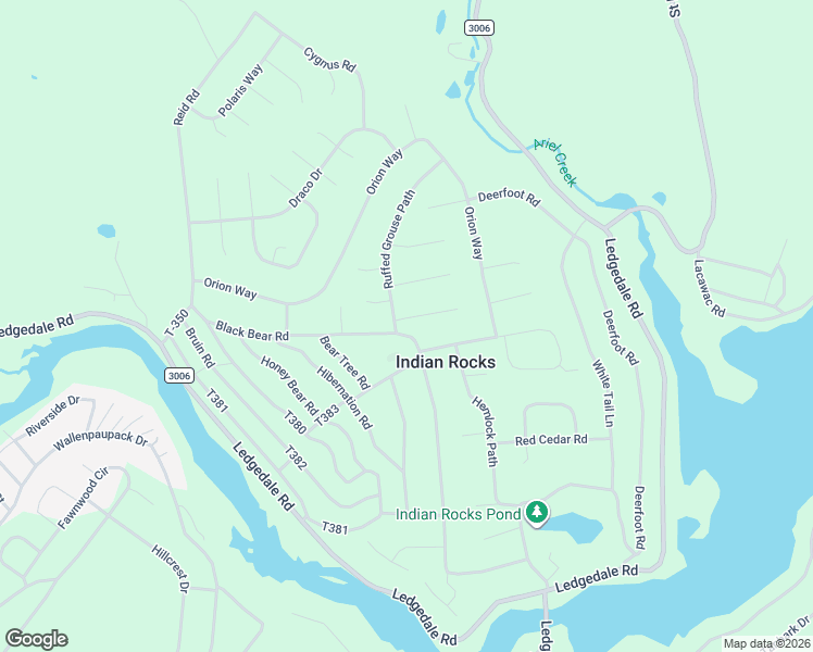 map of restaurants, bars, coffee shops, grocery stores, and more near 133 Black Bear Road in Wayne