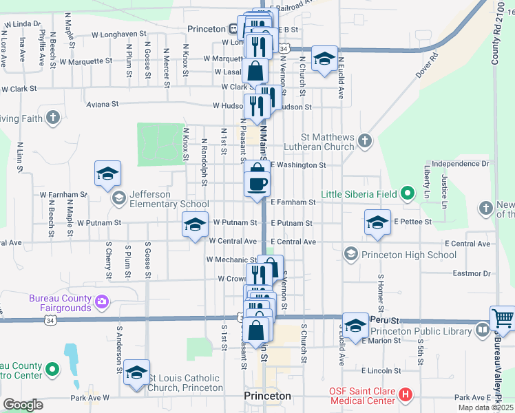 130 North Main Street, Princeton IL Walk Score