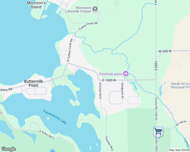 map of restaurants, bars, coffee shops, grocery stores, and more near 9377-9399 East 1000 North in Syracuse