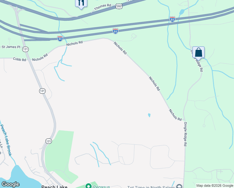 map of restaurants, bars, coffee shops, grocery stores, and more near 234 Nichols Road in Brewster