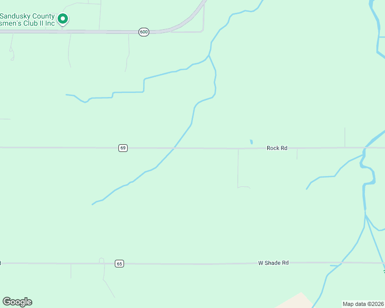 map of restaurants, bars, coffee shops, grocery stores, and more near 3605 County Road 69 in Gibsonburg