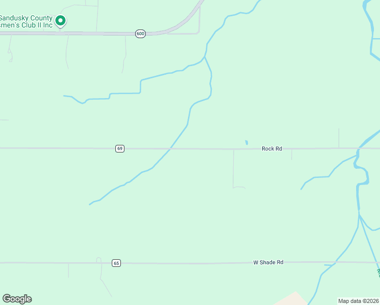 map of restaurants, bars, coffee shops, grocery stores, and more near 3605 County Road 69 in Gibsonburg