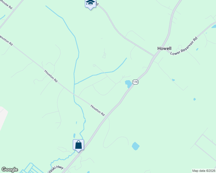 map of restaurants, bars, coffee shops, grocery stores, and more near 32 Creamery Circle in Goshen