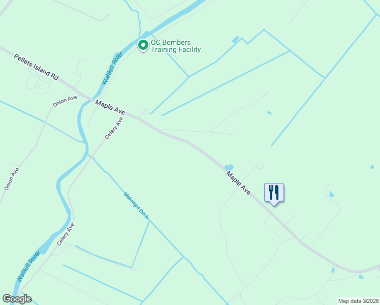 map of restaurants, bars, coffee shops, grocery stores, and more near 311 Maple Avenue in New Hampton