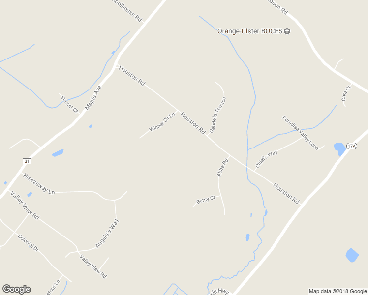 map of restaurants, bars, coffee shops, grocery stores, and more near 50 Houston Road in Goshen