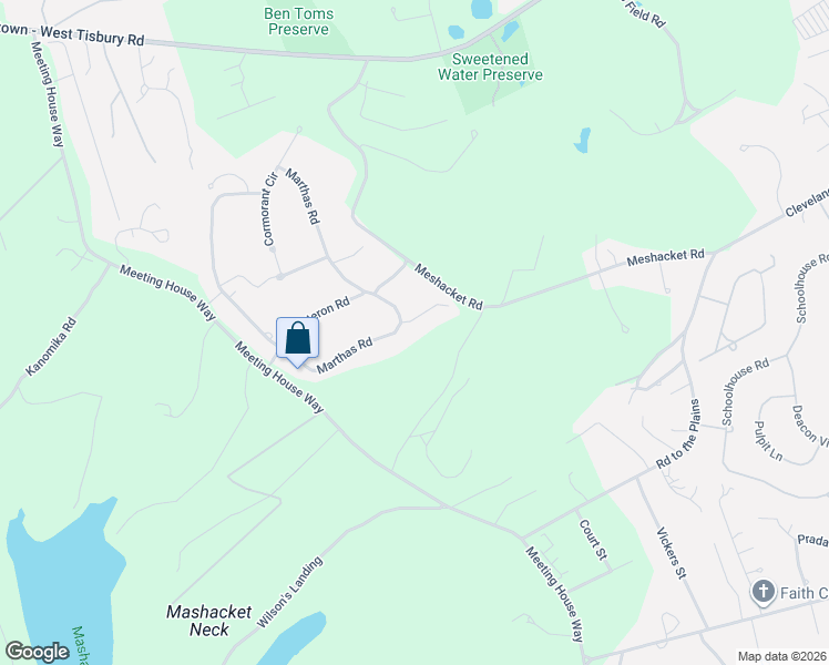 map of restaurants, bars, coffee shops, grocery stores, and more near 1 Old Squaw Circle in Edgartown