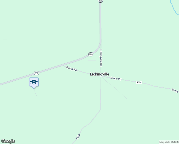 map of restaurants, bars, coffee shops, grocery stores, and more near 278-376 Sunny Road in Tionesta