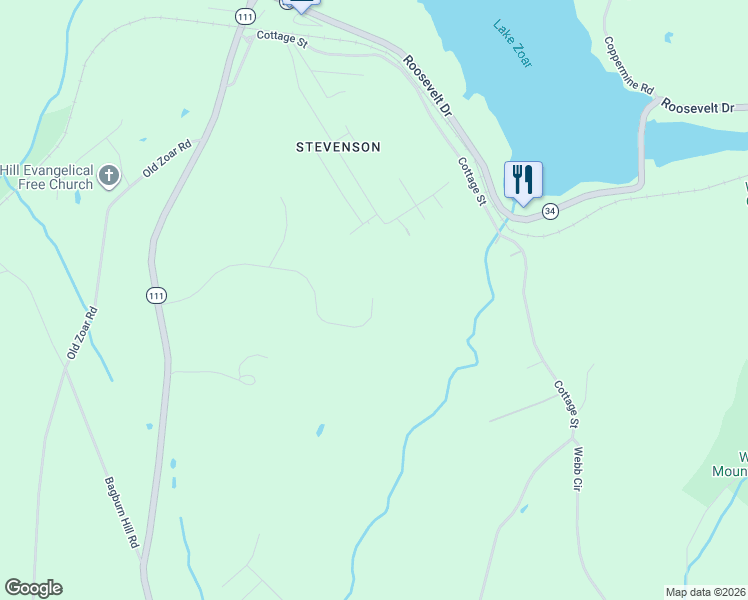 map of restaurants, bars, coffee shops, grocery stores, and more near 196 Crown View Drive in Monroe