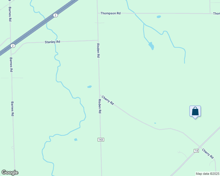 map of restaurants, bars, coffee shops, grocery stores, and more near 7410 Risden Road in Vermilion