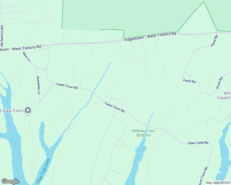 map of restaurants, bars, coffee shops, grocery stores, and more near 23 Crow Hollow Road in West Tisbury