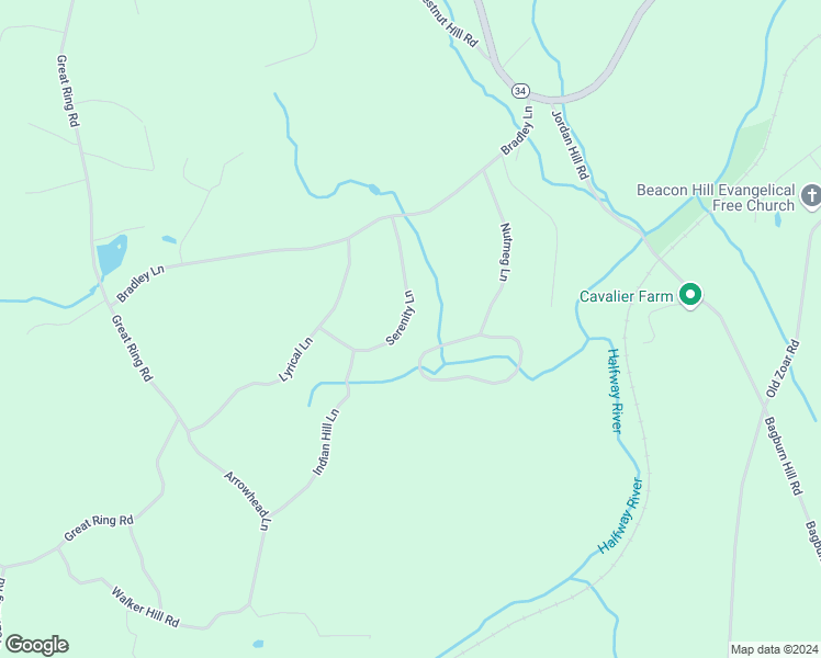 map of restaurants, bars, coffee shops, grocery stores, and more near 10 Serenity Lane in Newtown