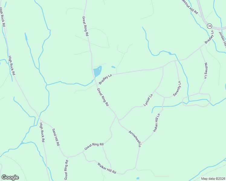 map of restaurants, bars, coffee shops, grocery stores, and more near 49 Great Ring Road in Newtown