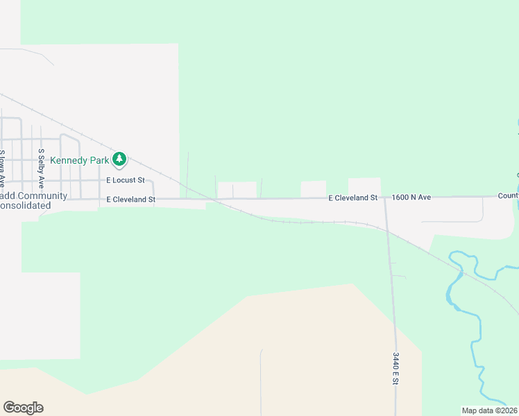 map of restaurants, bars, coffee shops, grocery stores, and more near 3403 East Cleveland Street in Ladd